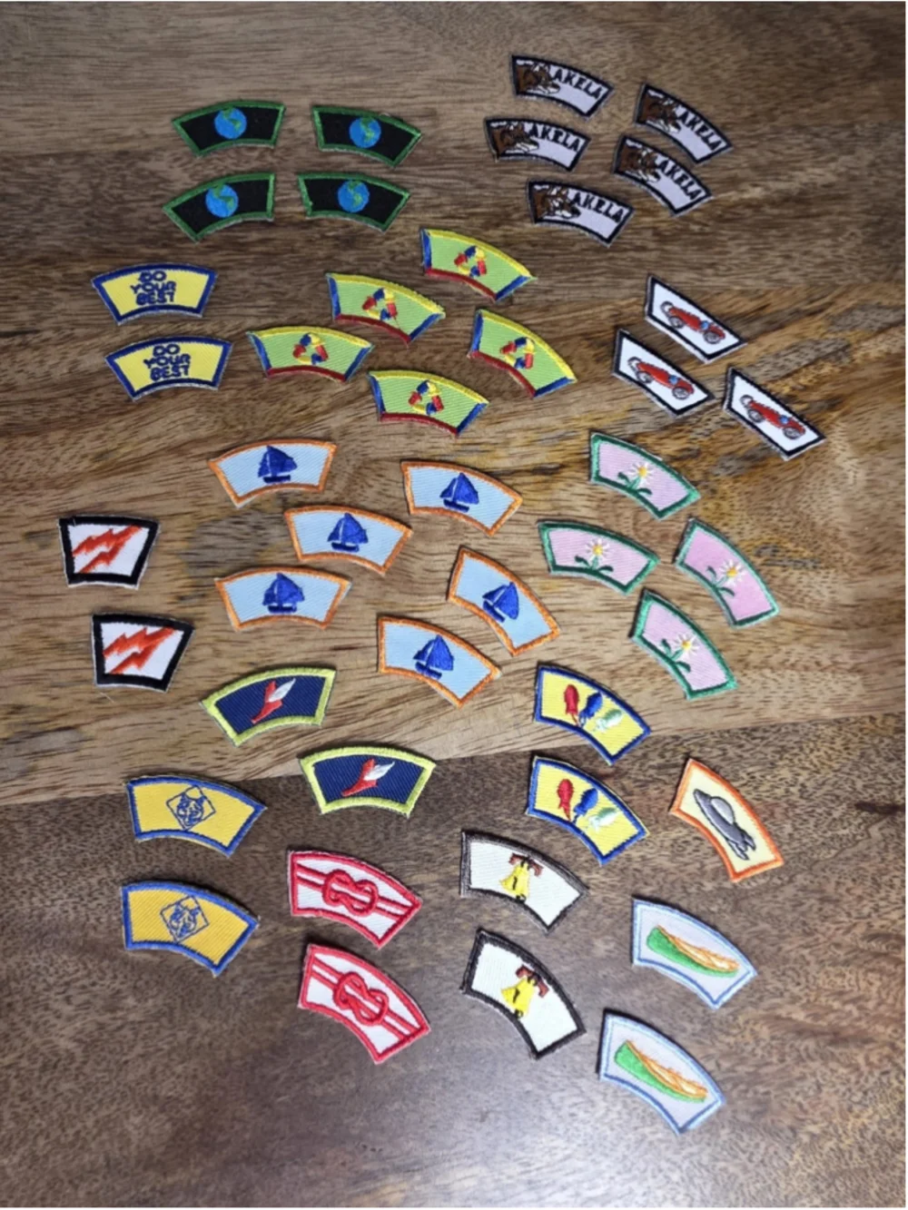 Boy Scout Cub BSA Patch Lot Activity Segments Whittling Chip Badges Pins VTG